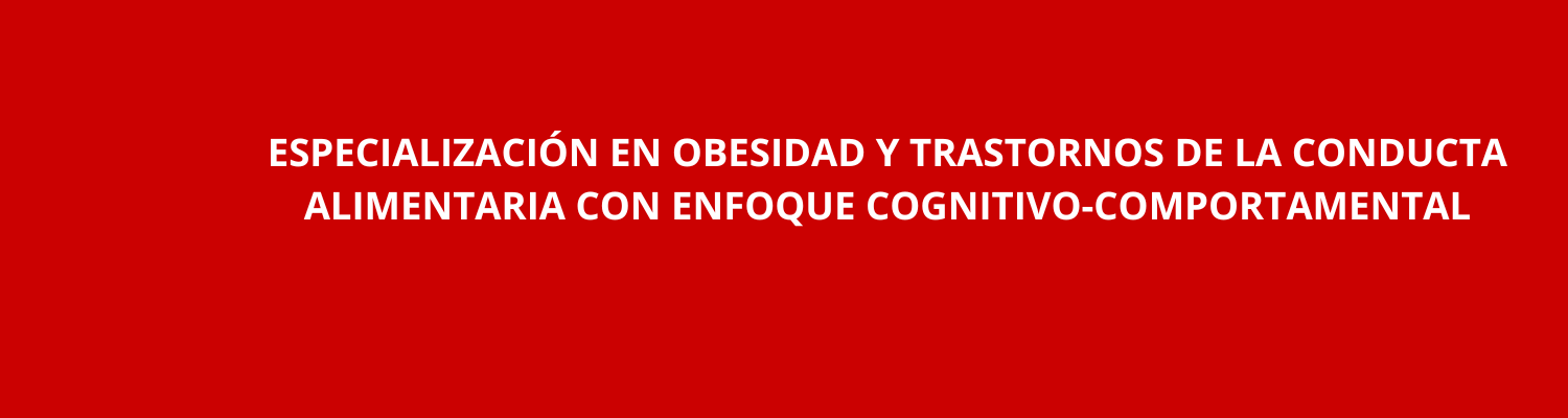Especialización en Obesidad y TCA segundo cuatrimestre 2026